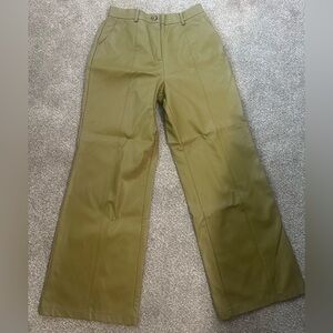 FRNCH Olive Elastic-Waist Pants